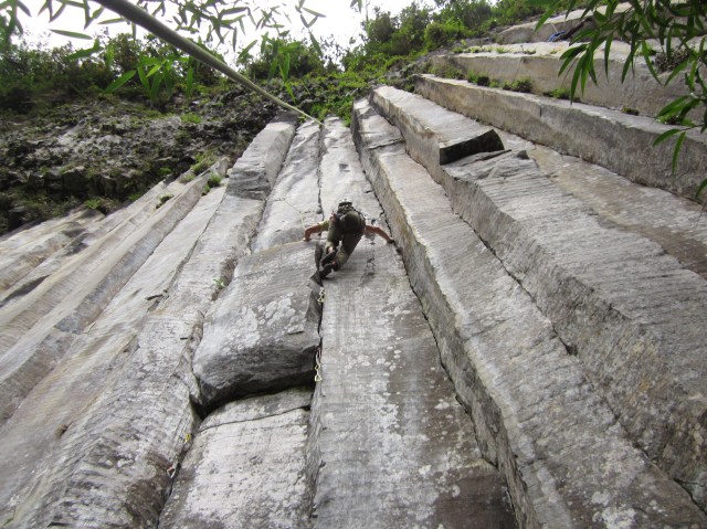 Escalada en Sigchos, Tangán.