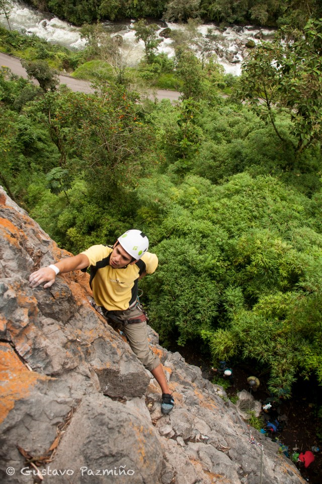 Escalada en Napo, Ecuador.